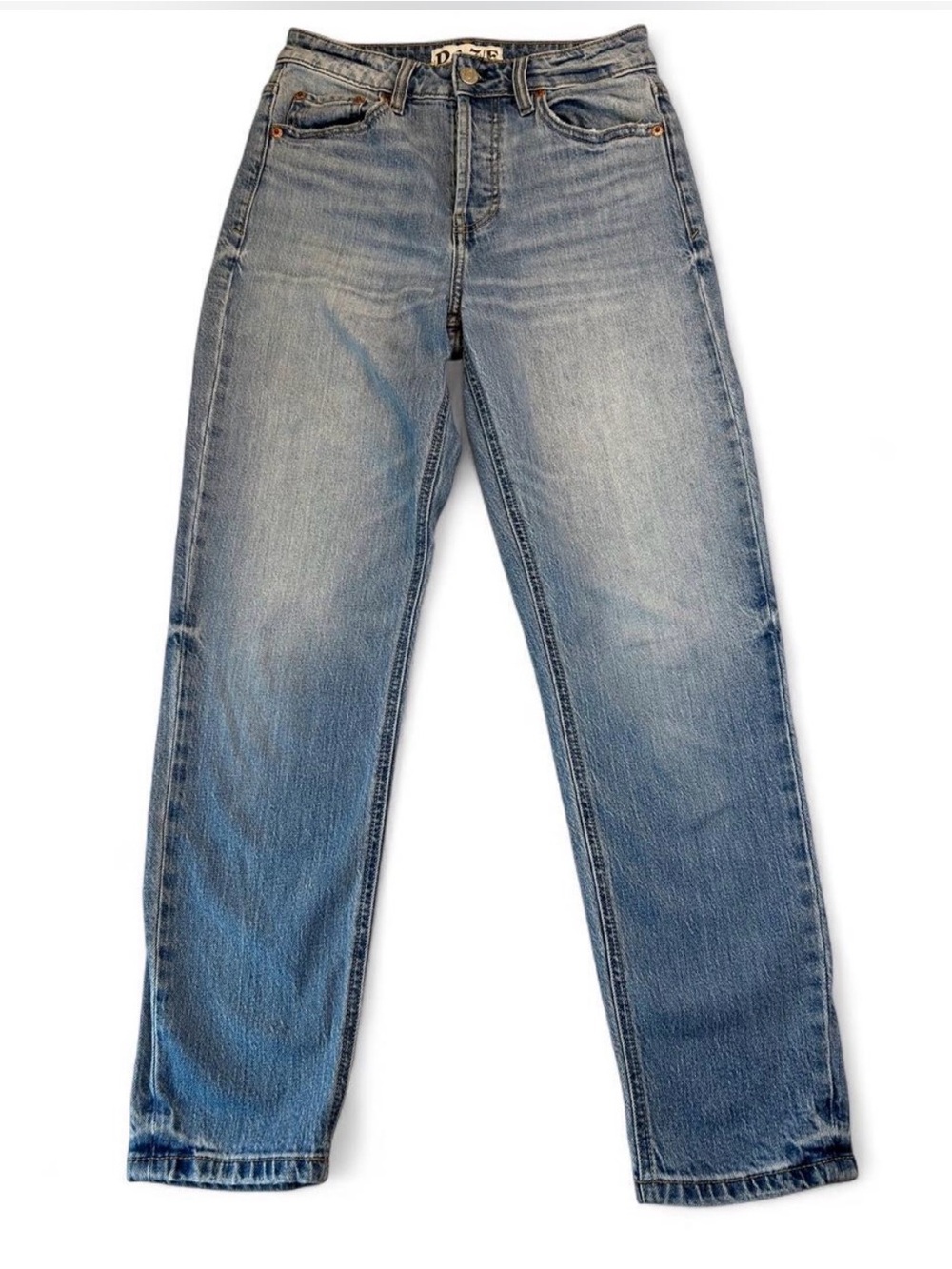Daze  Straight Leg Light Blue Jeans
